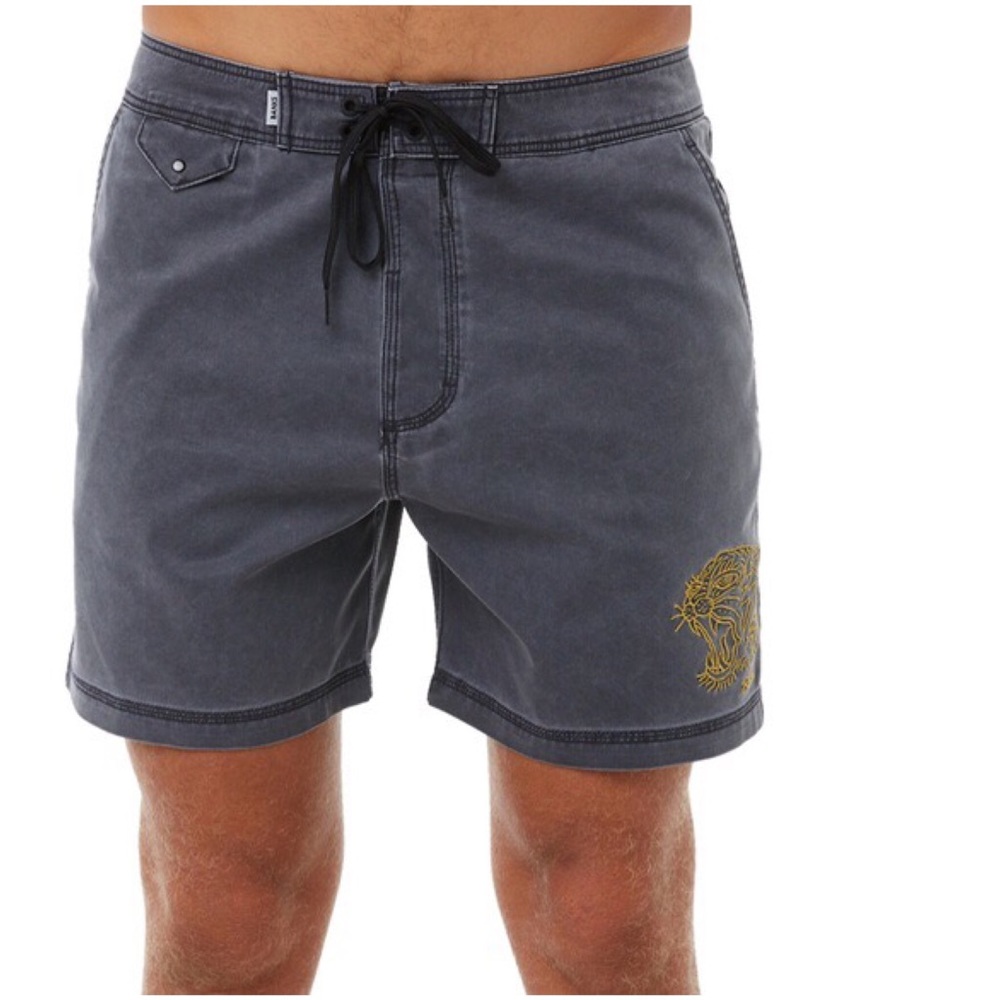BANKS JOURNAL Safari Board Shorts Swim Trunks 36